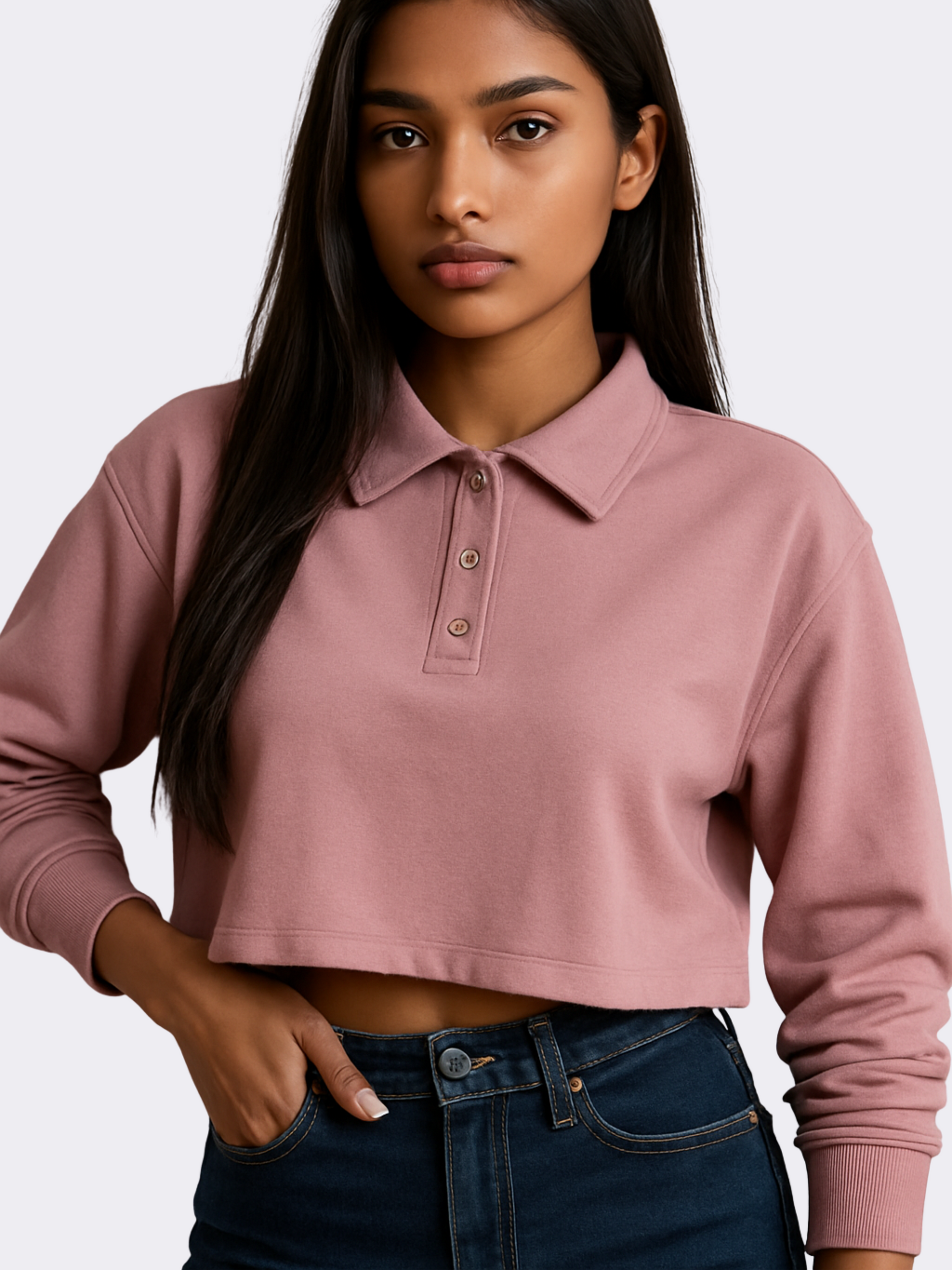 Mauve Cropped