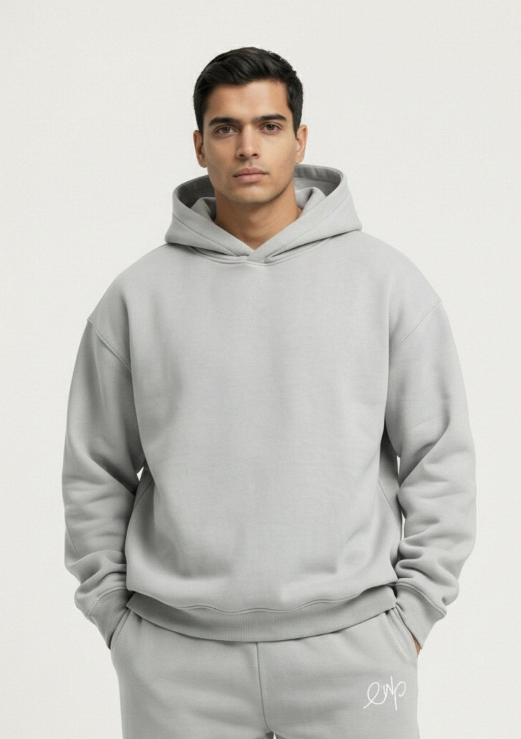Grey Core Hoodie