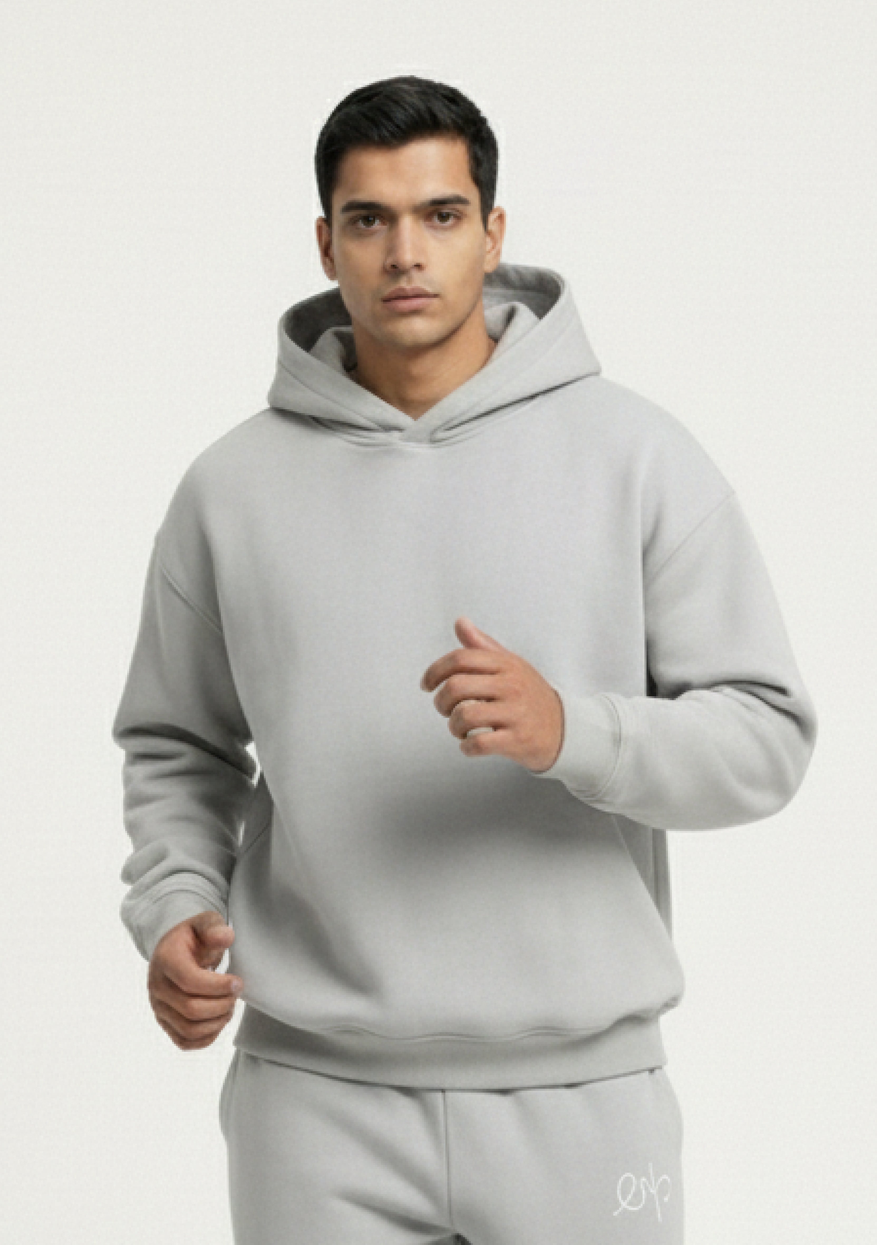 Grey Core Hoodie